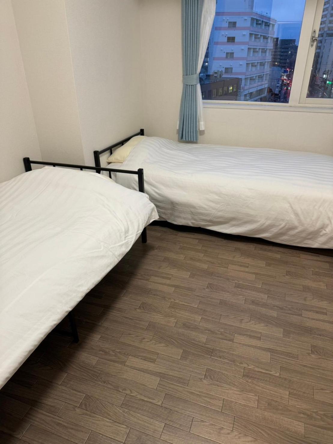 شقة Ams Hiragishi 11 Rm 502 平岸駅から3分 解放感あって明るいお部屋 家族やお友達と 札幌ドームや中心部まで1駅 المظهر الخارجي الصورة